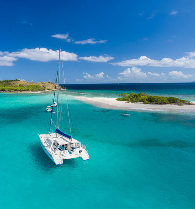 Sandy spit, British Virgin Islands